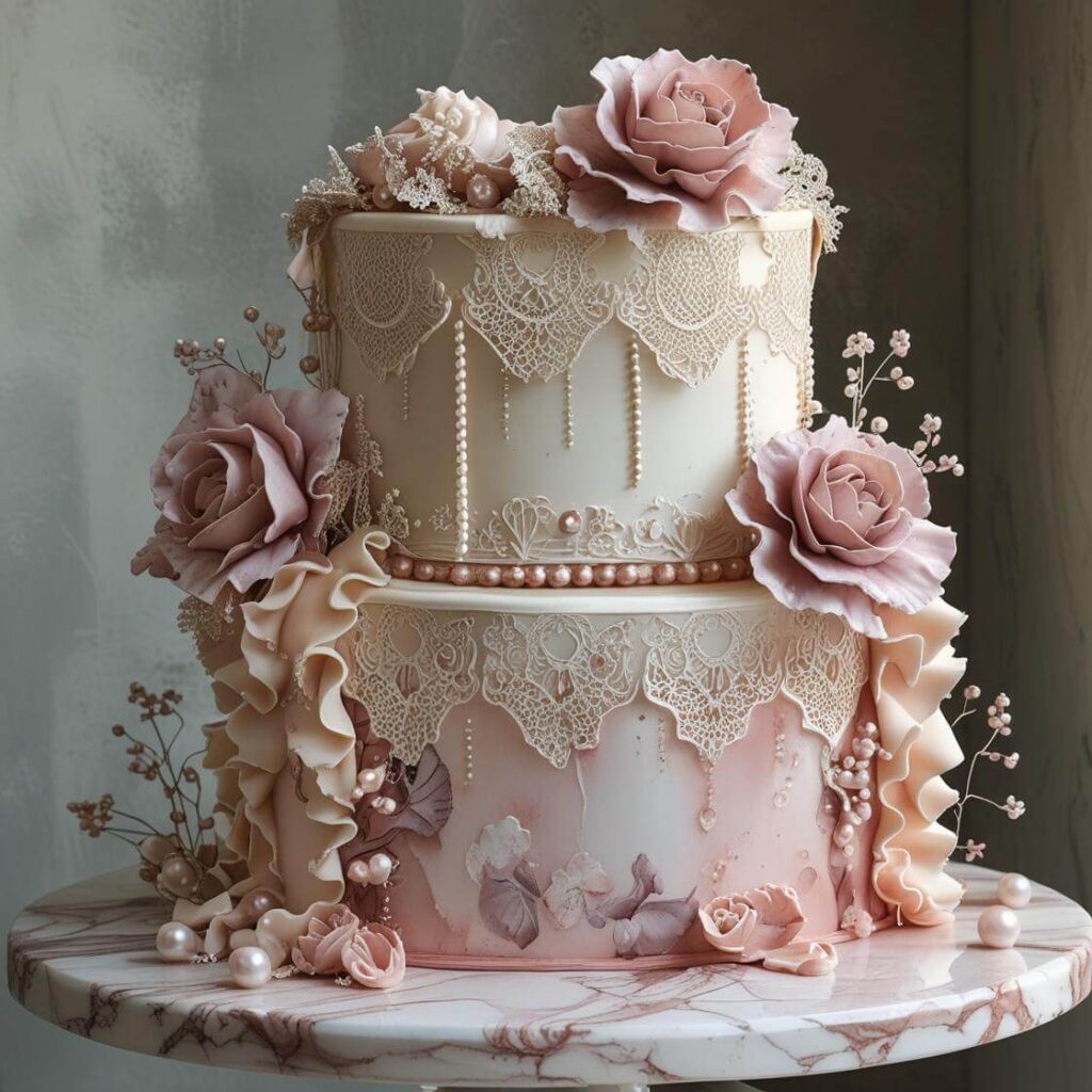 10 Popular Cake Designs to Celebrate Your Mom 3 Vintage-Inspired Cake