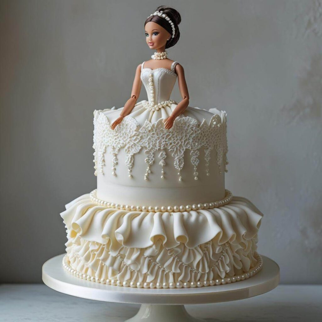 10 Beautiful Doll Cake Designs for Birthdays & Special Occasions 7 Vintage Lace Doll Cake