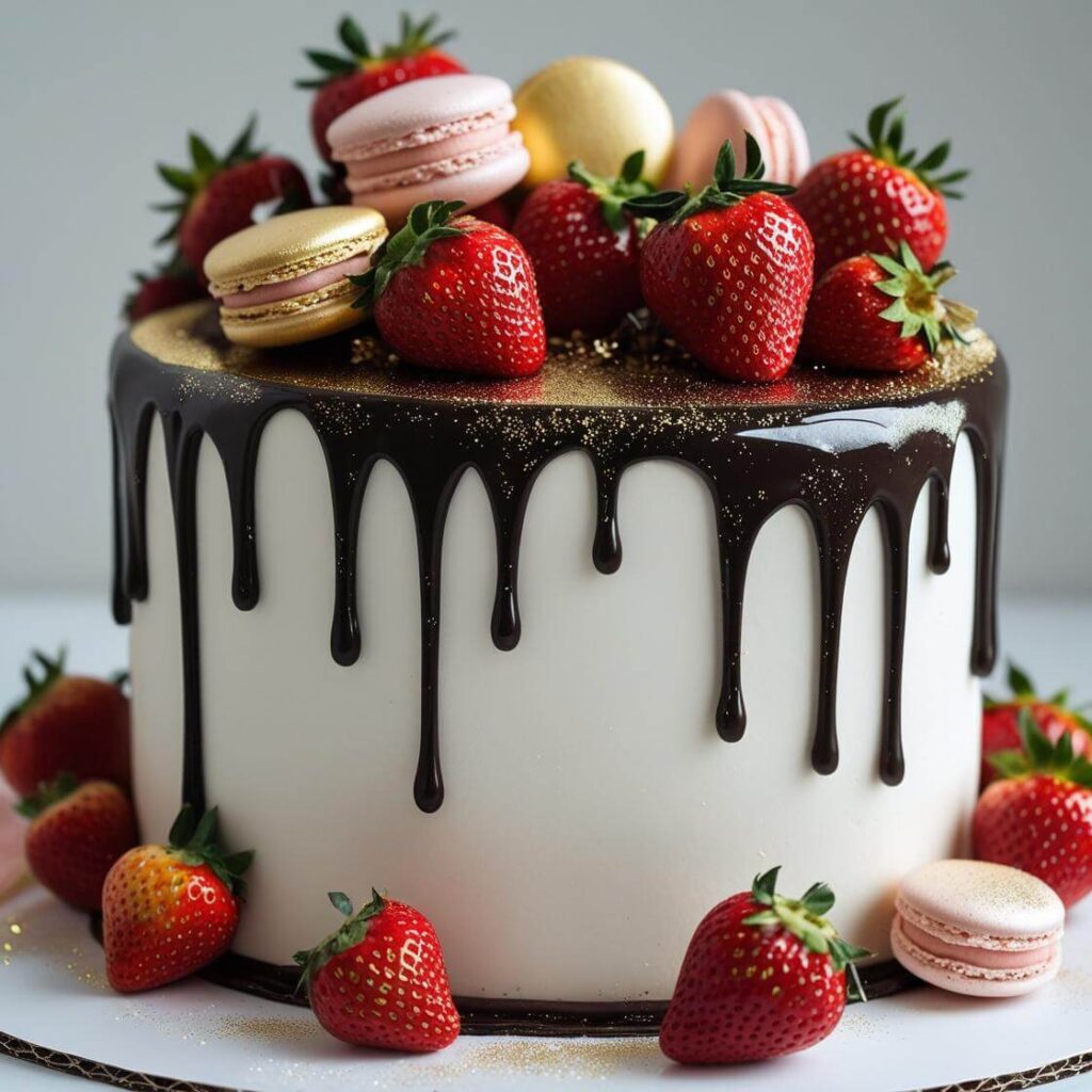 Whimsical Drip Cake