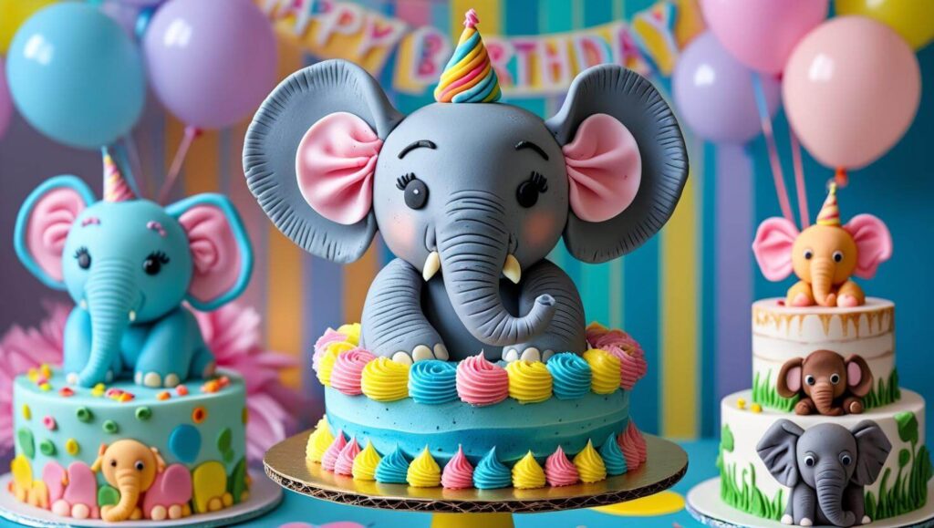 15 Adorable Elephant Cake Designs for a Fun-Filled Kids’ Birthday