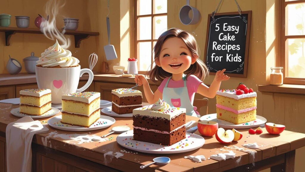 5 Easy Cake Recipes for Kids