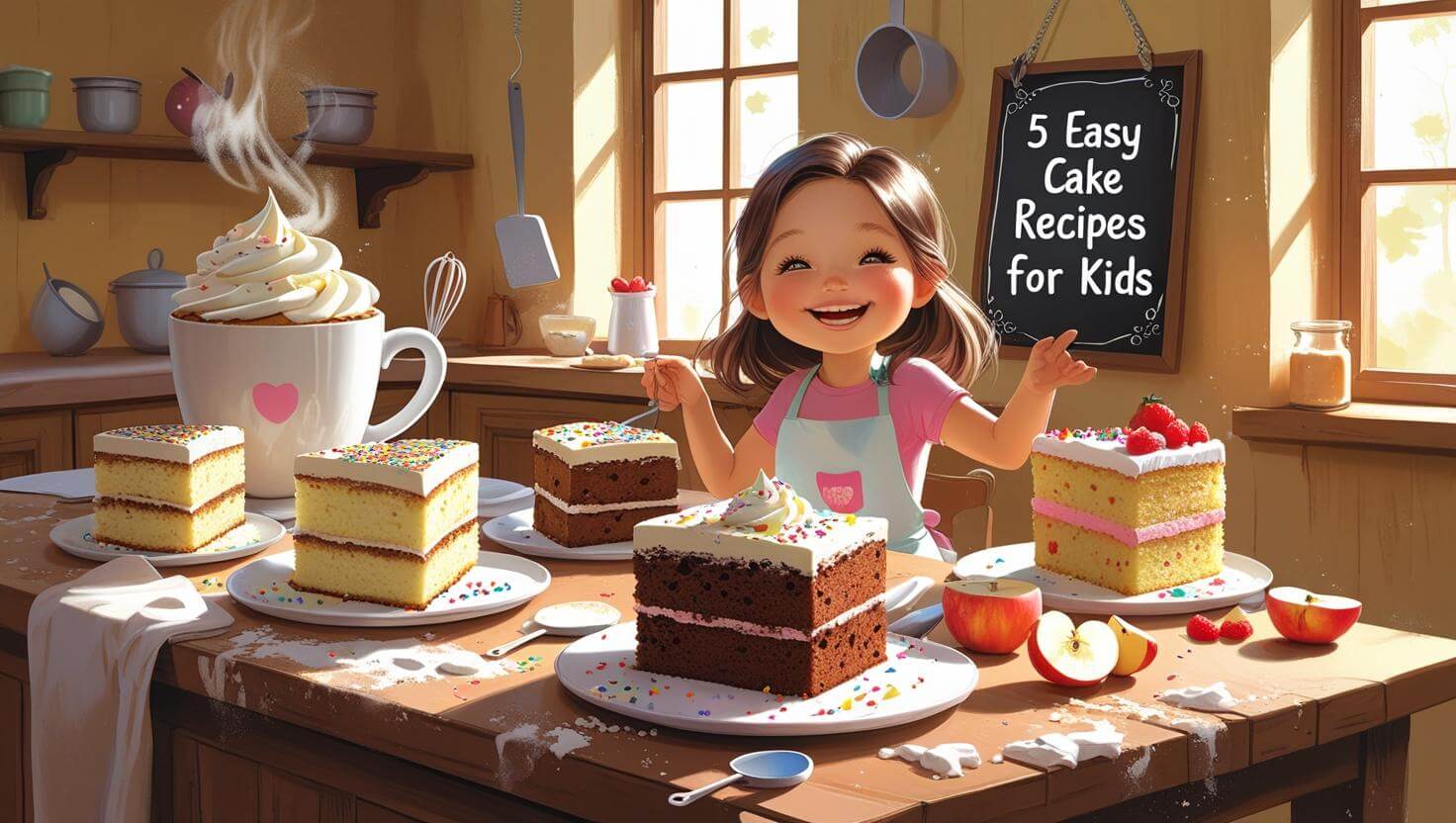 5 Easy Cake Recipes for Kids: Fluffy and Tasty!