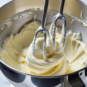 Adding Cream Butter and Sugar Step