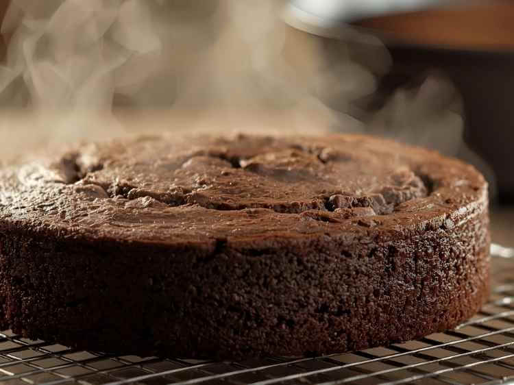 Bake, Cool, and Drown in Chocolate Step