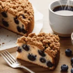 Blueberry Coffee Cake with Frozen Blueberries