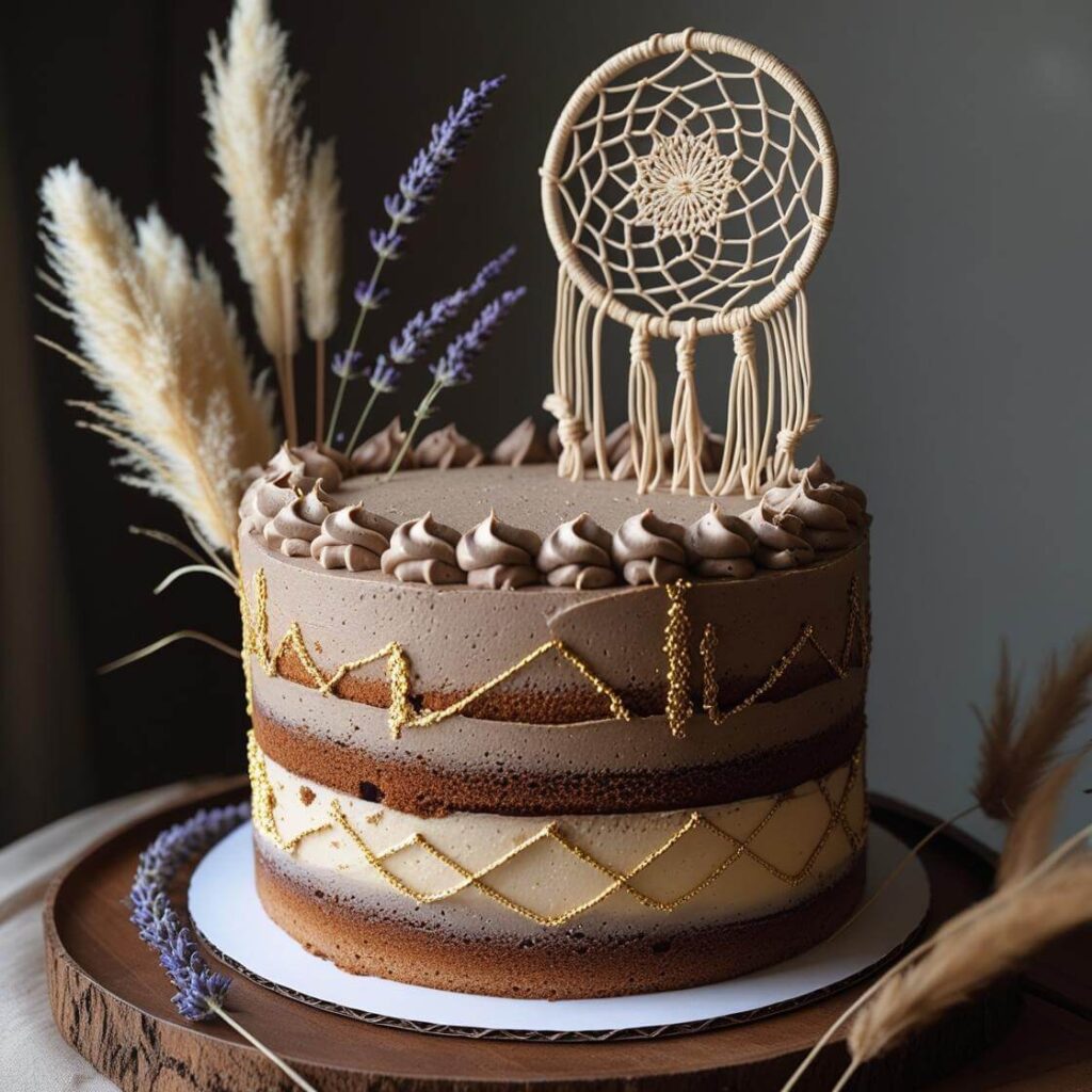 10 Stunning Birthday Cake Designs for Women – Elegant, Glam & Unique! 5 Bohemian Dream Cake for Women