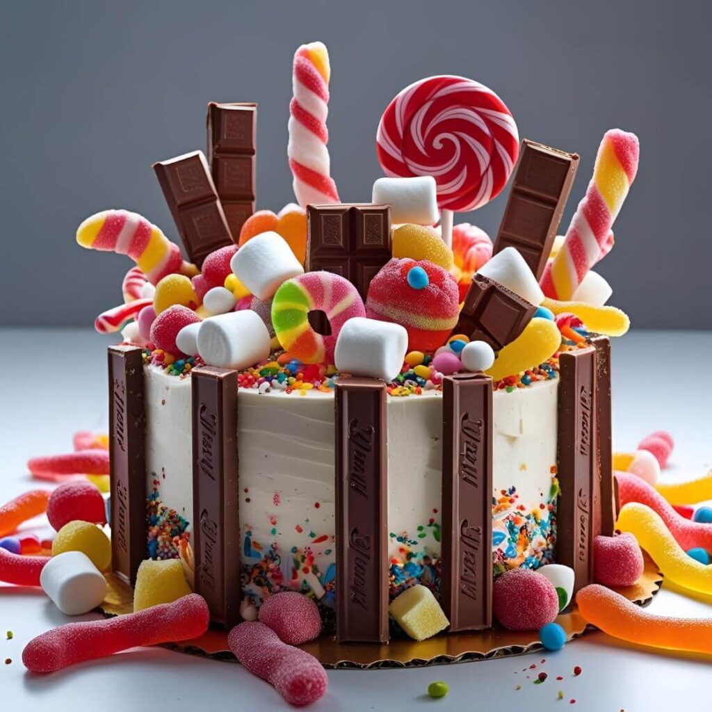 Candy Land KitKat Cake
