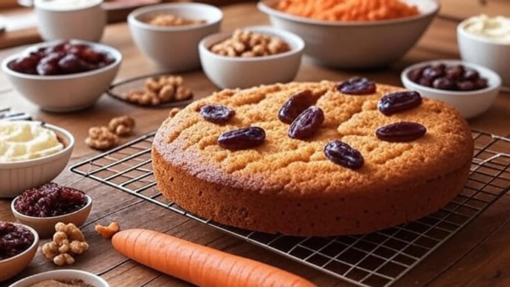 Carrot and Dates Cake