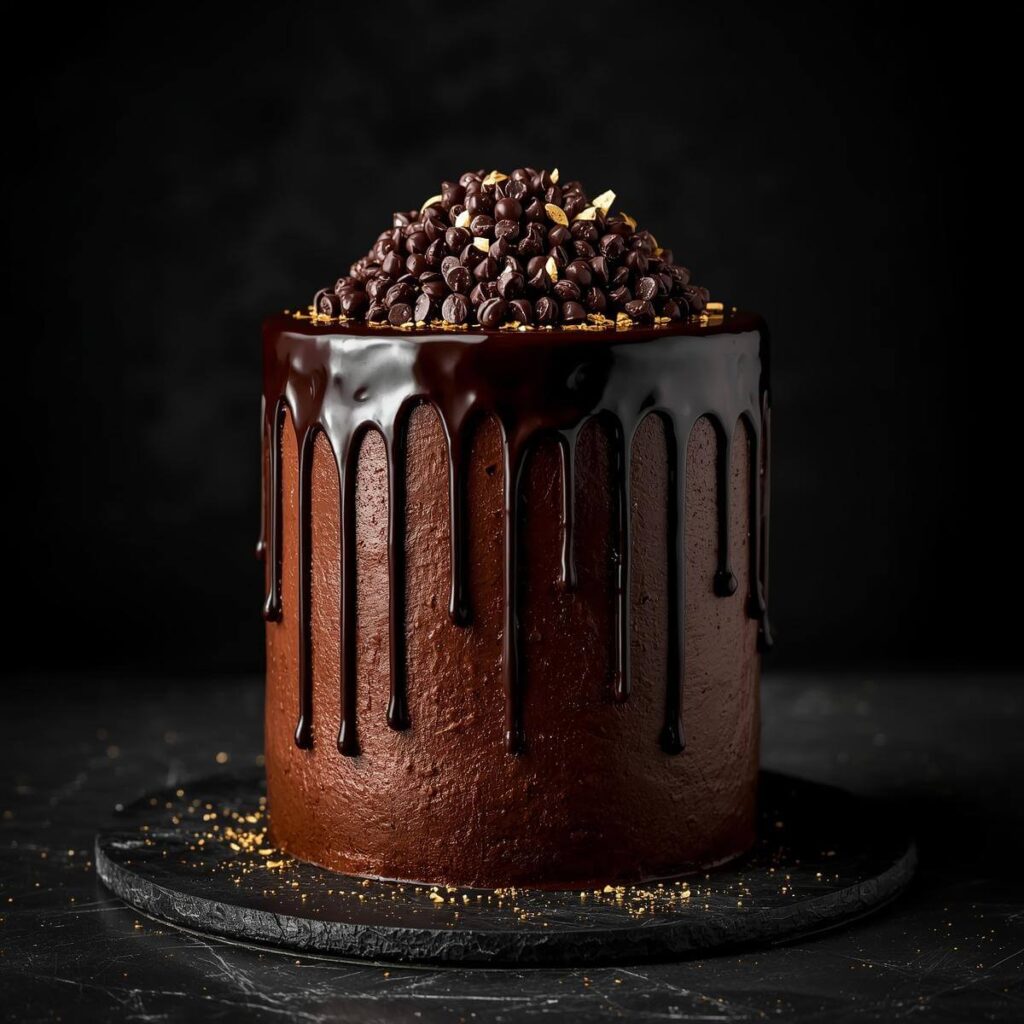 Choco Chip Drip Cake