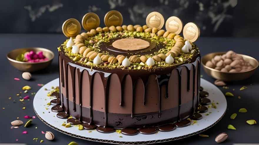 Chocolate Drenched Matki Cake