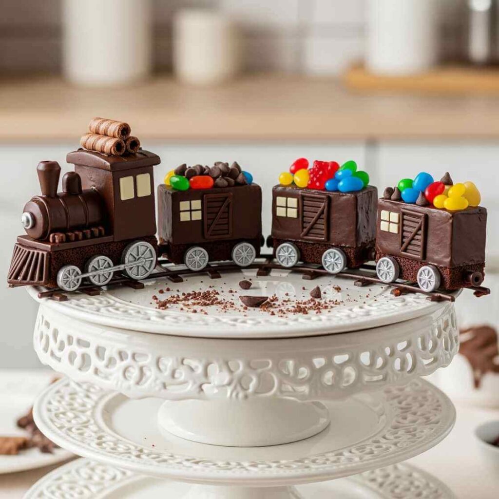 Chocolate Freight Train Cake