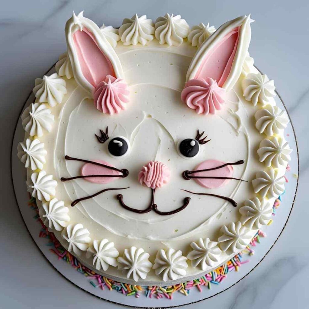 Classic Bunny Face Cake