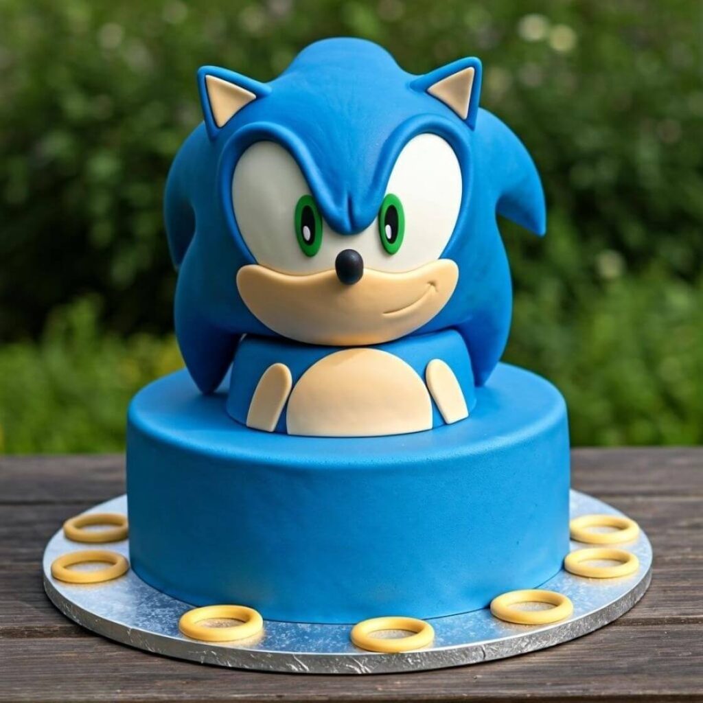 Best 20 Stunning Sonic Cake Design Ideas for the Ultimate Fan 2 Classic Sonic Face Cake