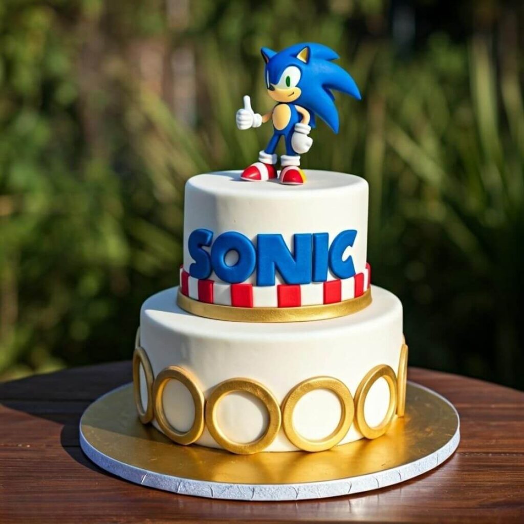 Best 20 Stunning Sonic Cake Design Ideas for the Ultimate Fan 21 Custom Name Sonic Cake