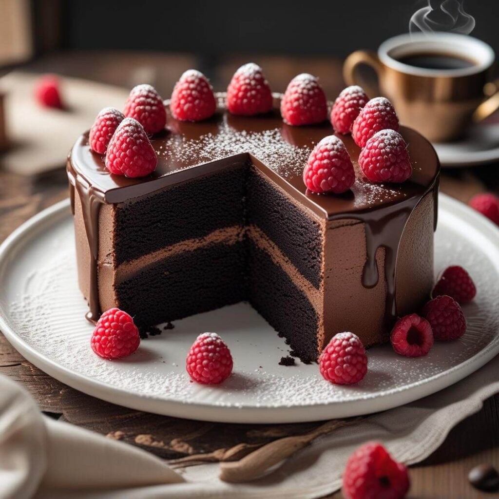 Decadent Keto Chocolate Cake