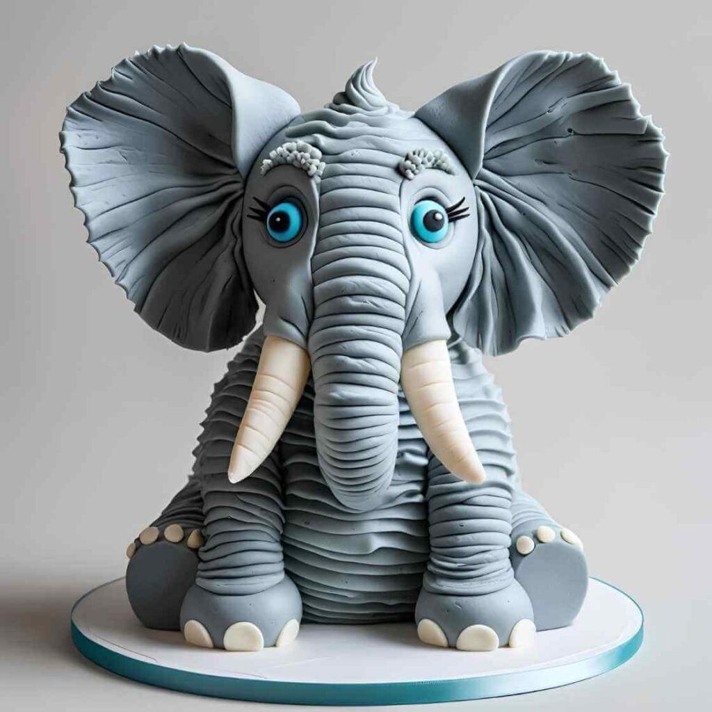 Elephant-Shaped Cake