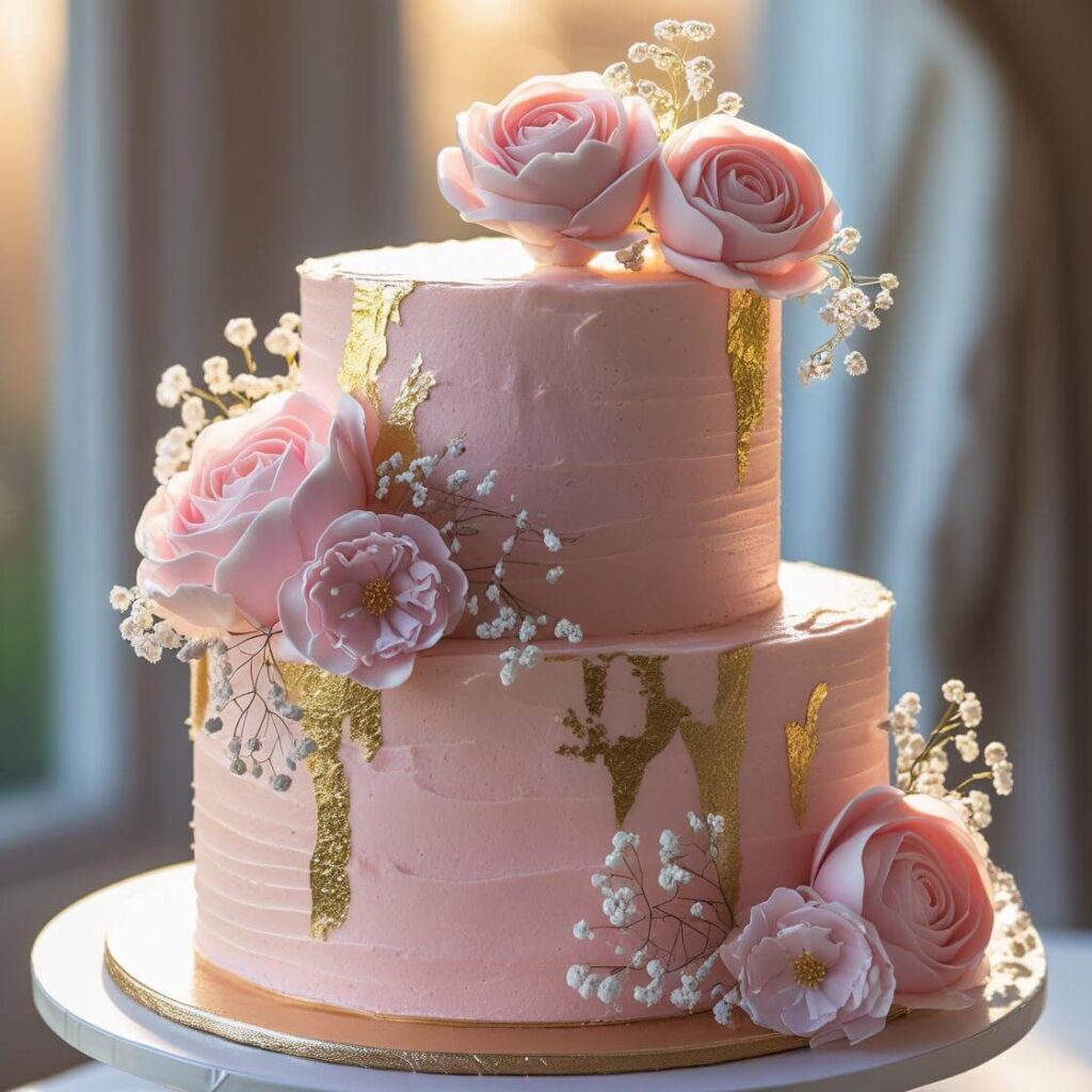 Floral Elegance Cake for Girlfriend Birthday