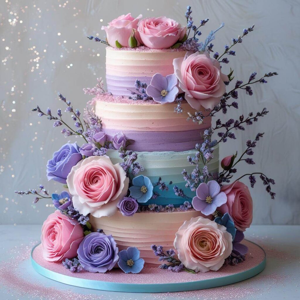 Floral Fantasy Cake for BFF