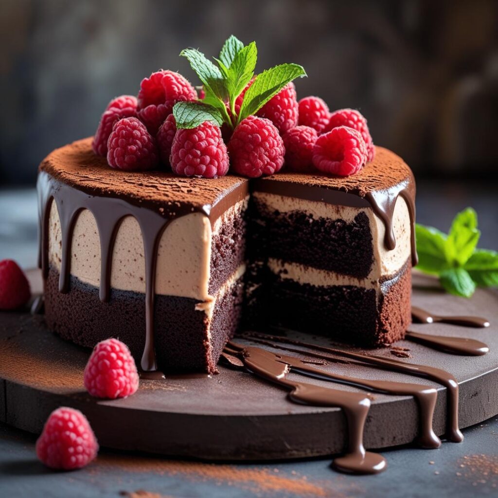 Flourless Chocolate Avocado Cake