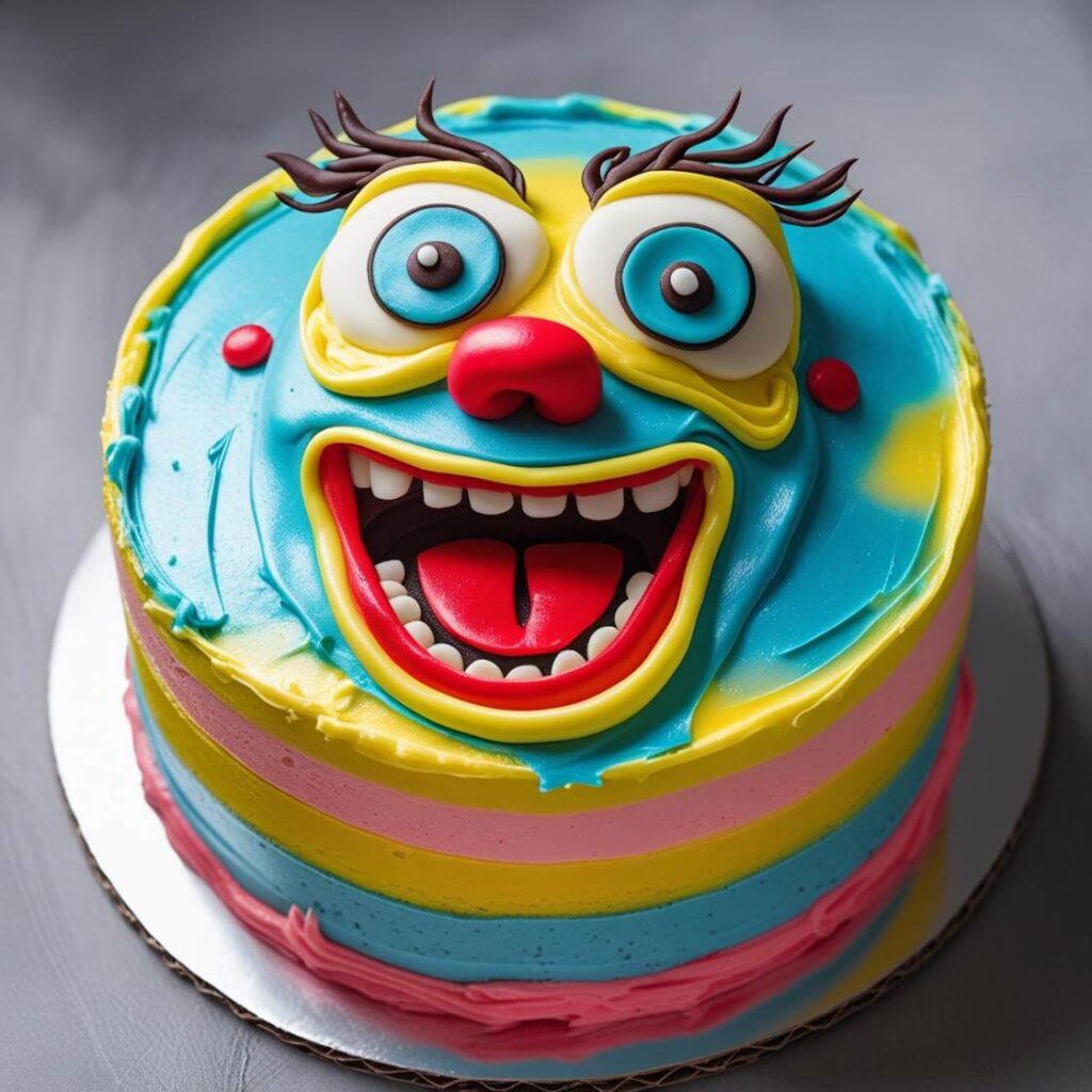 Food Face Cake