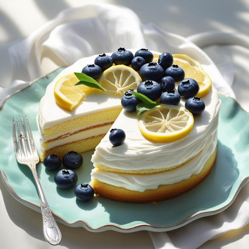 Greek Yogurt Vanilla Sponge Cake