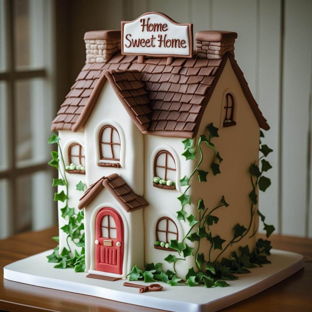 Home Sweet Home Themed Cake