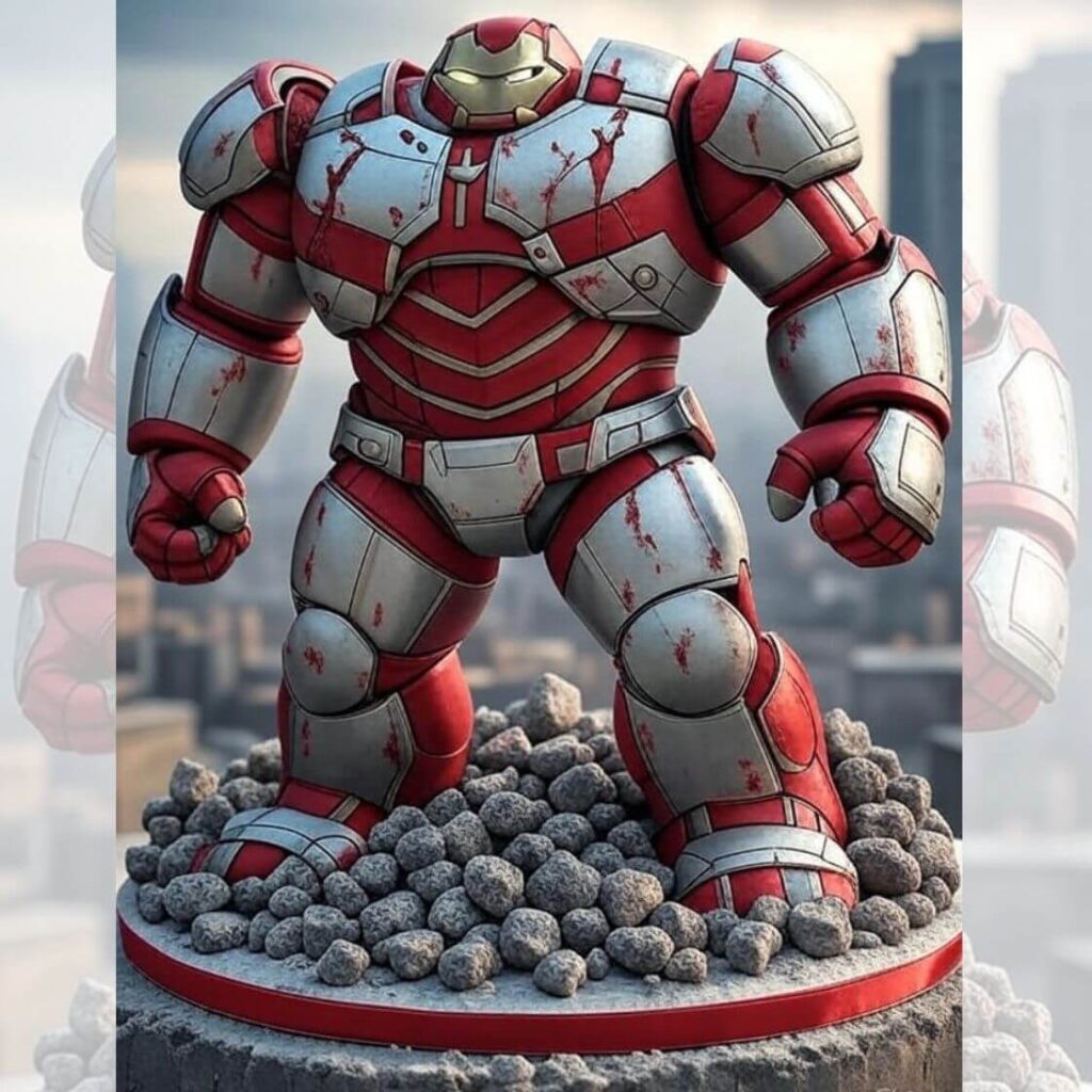 10 Stunning Iron Man Cake Design Ideas for Superhero Fans 9 Hulkbuster Iron Man Cake