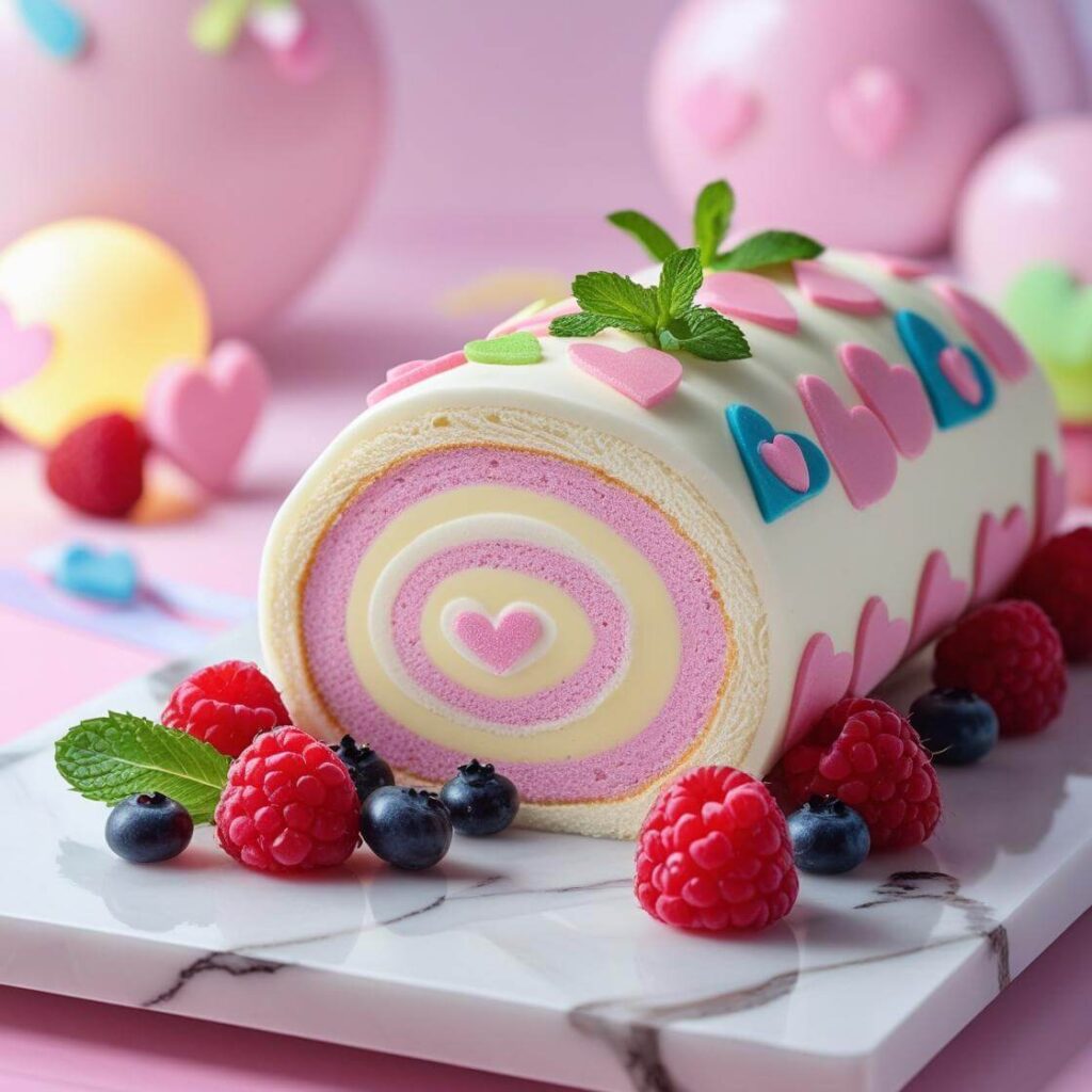 Top 5 Trending Korean and Japanese Cake Styles: A Sweet Fusion of Art and Flavor 5 Japanese Deco Roll Cake