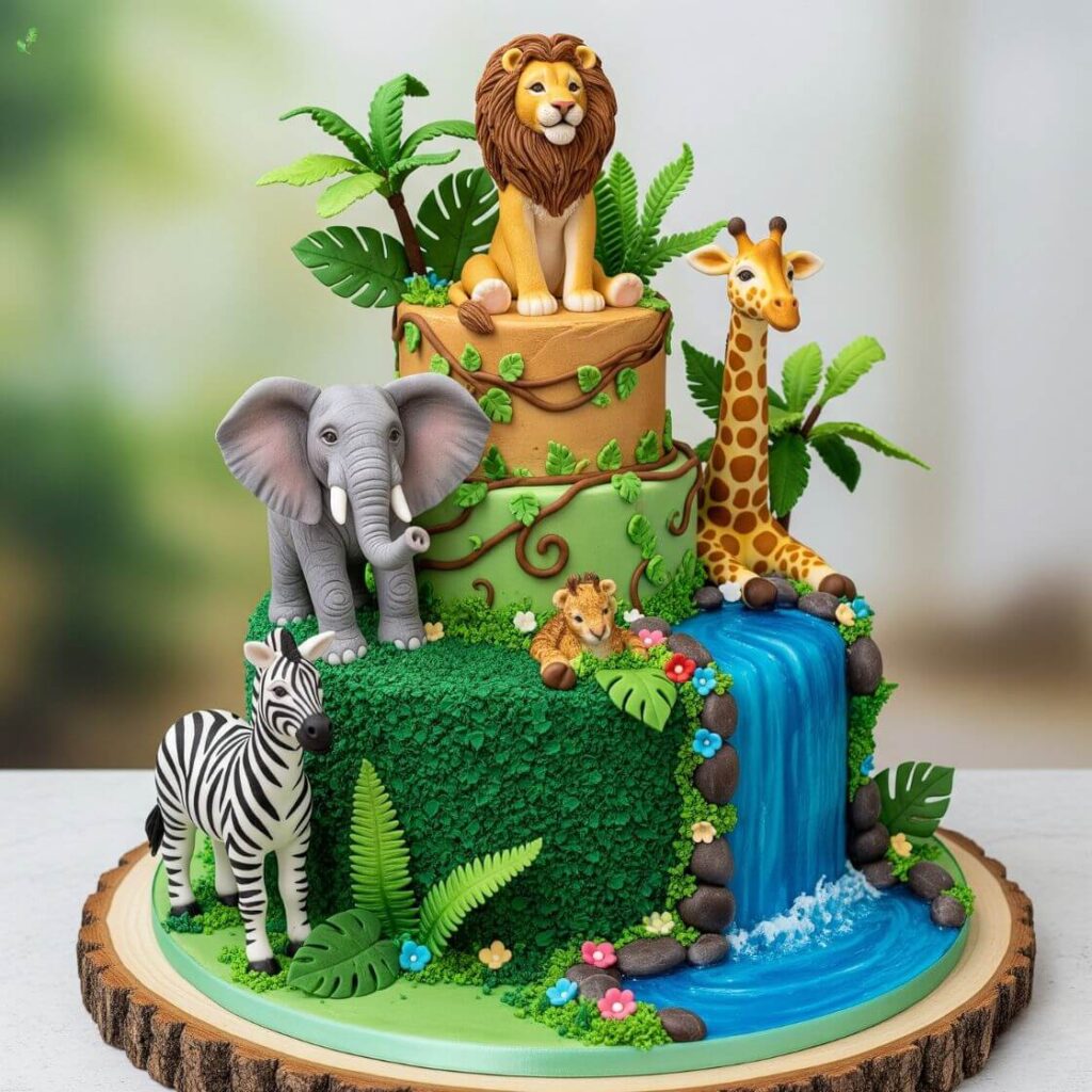 Jungle Safari Cake