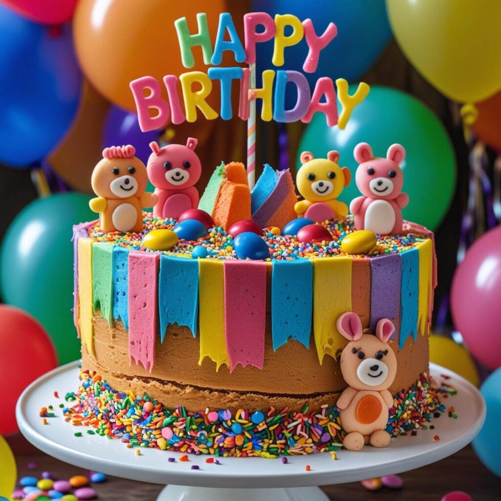 Kids’ Theme Butterscotch Cake