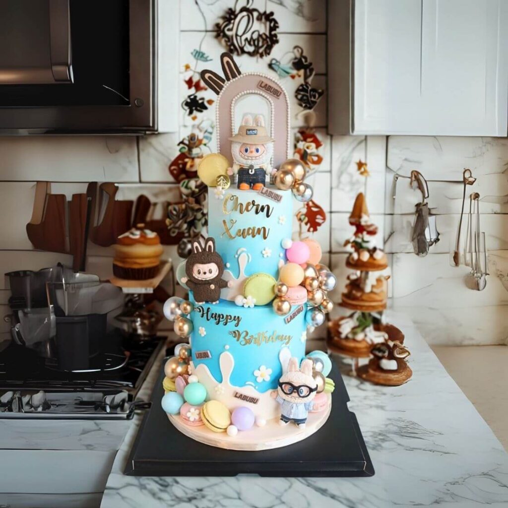 Labubu & Friends Tiered Cake