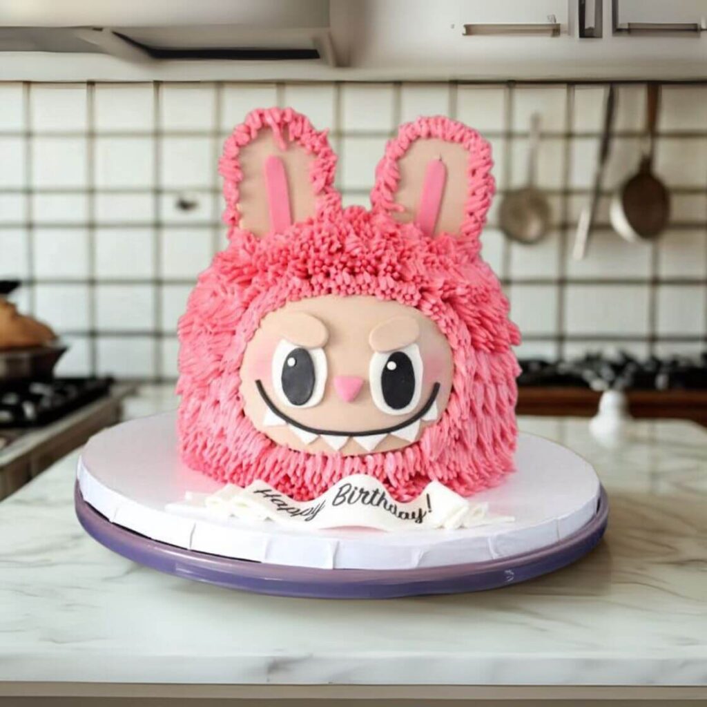 Labubu Smash Cake