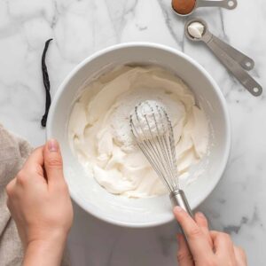 Making the Cannoli Cream Step
