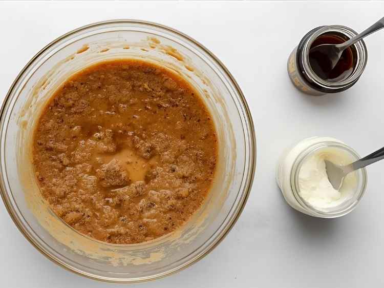Mix the Sweet and Wet Ingredients
