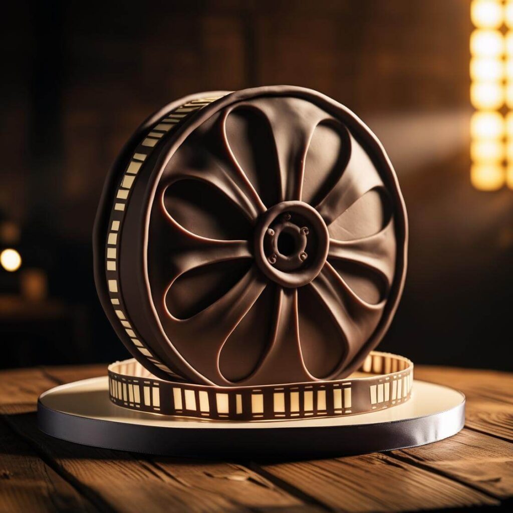 Movie Buff's Cinematic Treat Cake