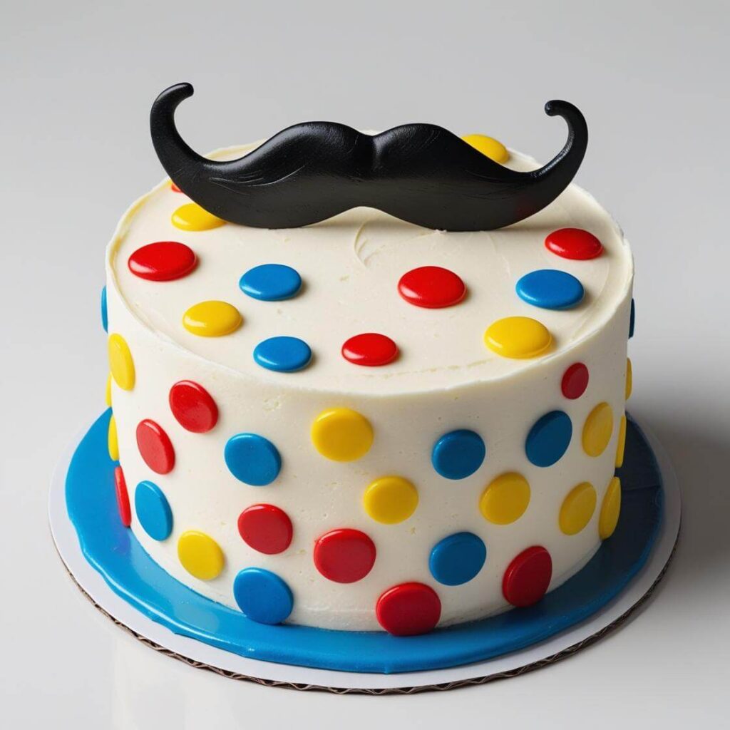 Mustache and Polka Dot Combo