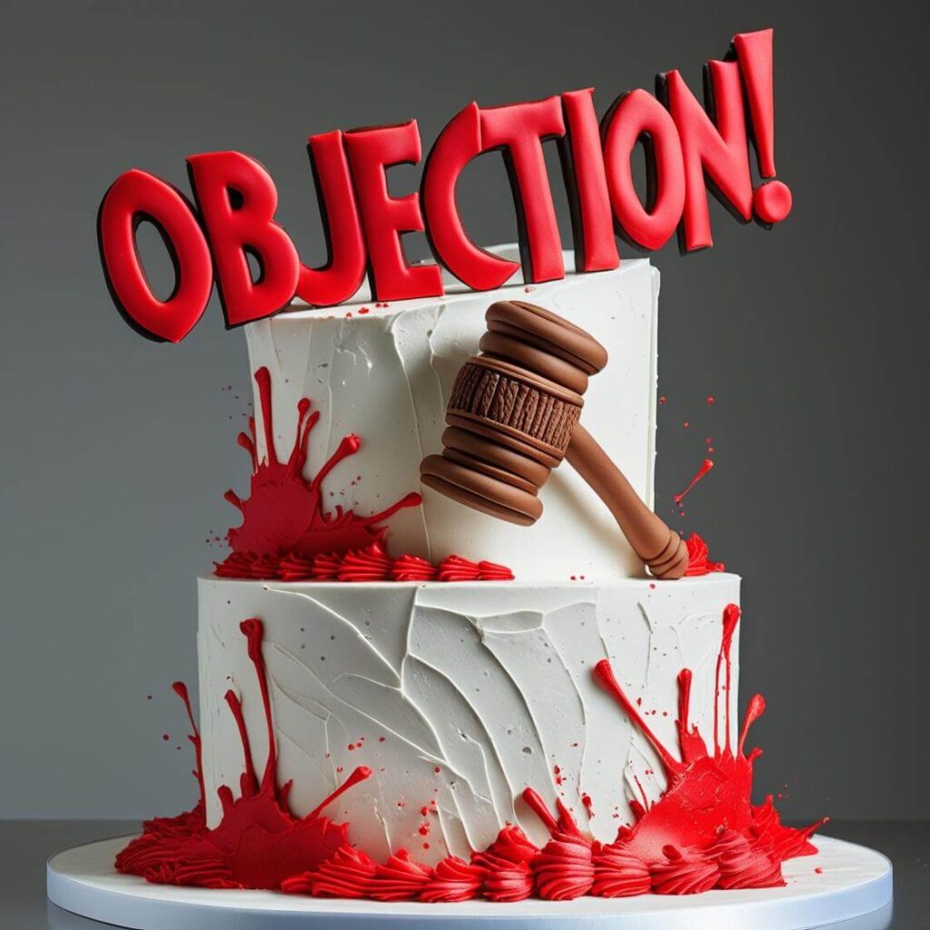 10 Unique Cake Designs for Advocates: Celebrate Legal Excellence 6 Objection! Drama Cake