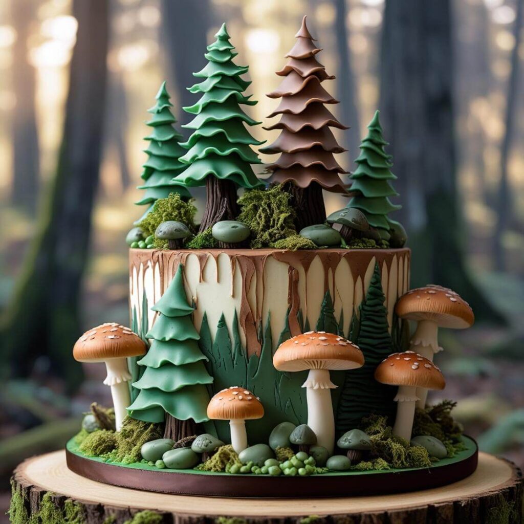 Outdoorsman's Adventure Cake for Elder Brother