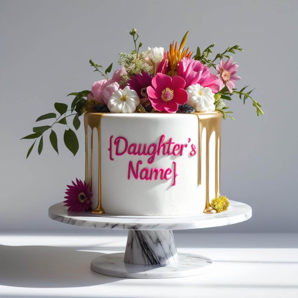 10 Adorable Cake Designs for Your Daughter’s Birthday – She’ll Love #7! 11 Personalized Name or Number Cake for Daughter Birthday