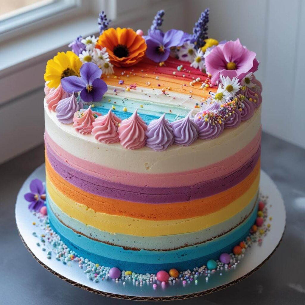 Personalized Palette Cake