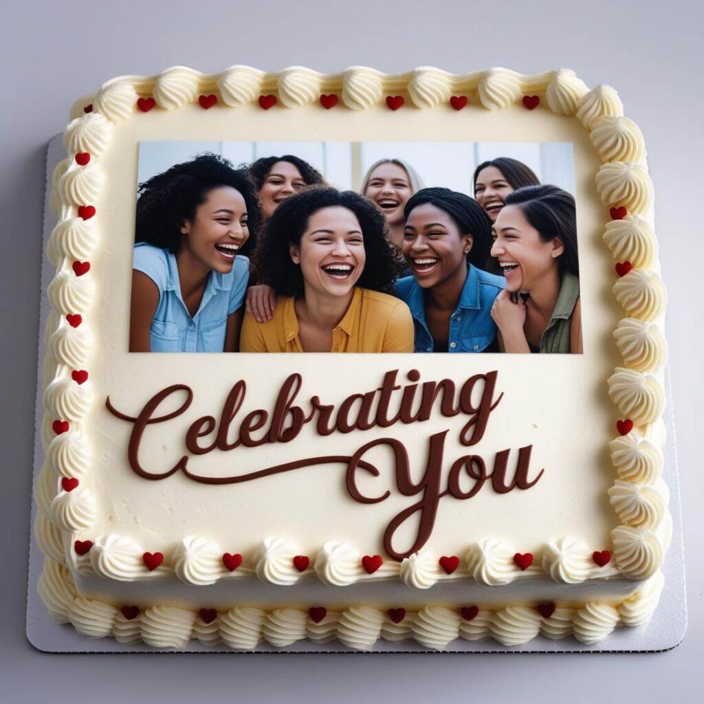 10 Stunning Birthday Cake Designs for Women – Elegant, Glam & Unique! 11 Personalized Photo Cake for Women