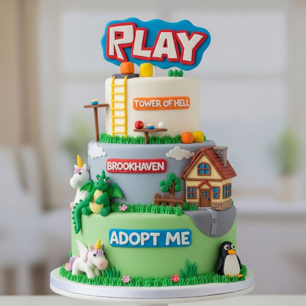Roblox Rainbow Friends Cake