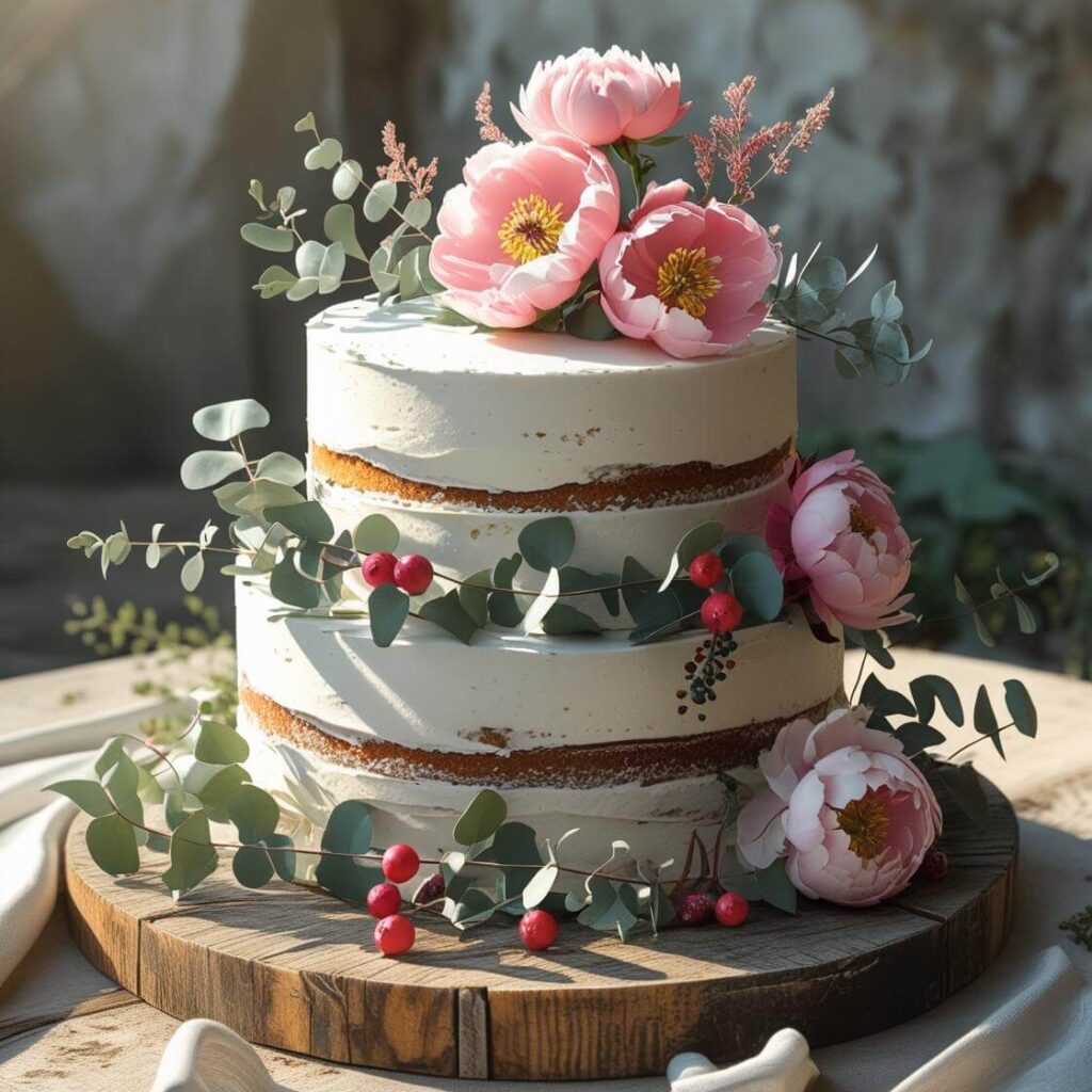 Rustic Semi Cake