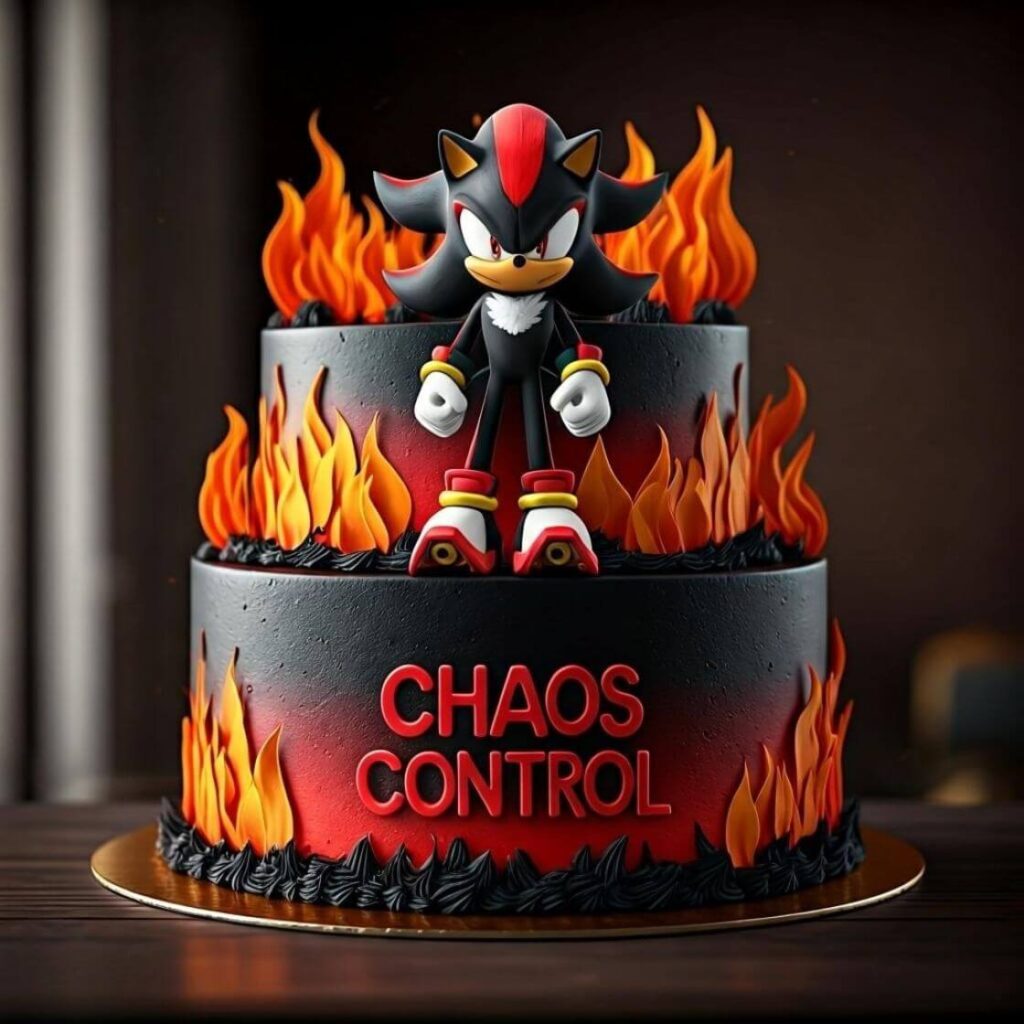Best 20 Stunning Sonic Cake Design Ideas for the Ultimate Fan 13 Shadow the Hedgehog Cake