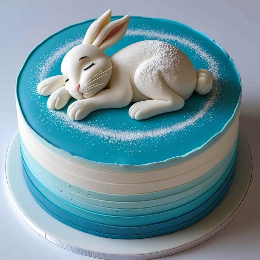 Sleeping Bunny Cake