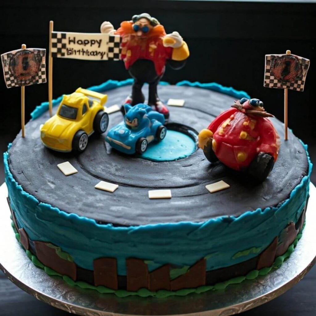 Best 20 Stunning Sonic Cake Design Ideas for the Ultimate Fan 15 Sonic Racing Cake