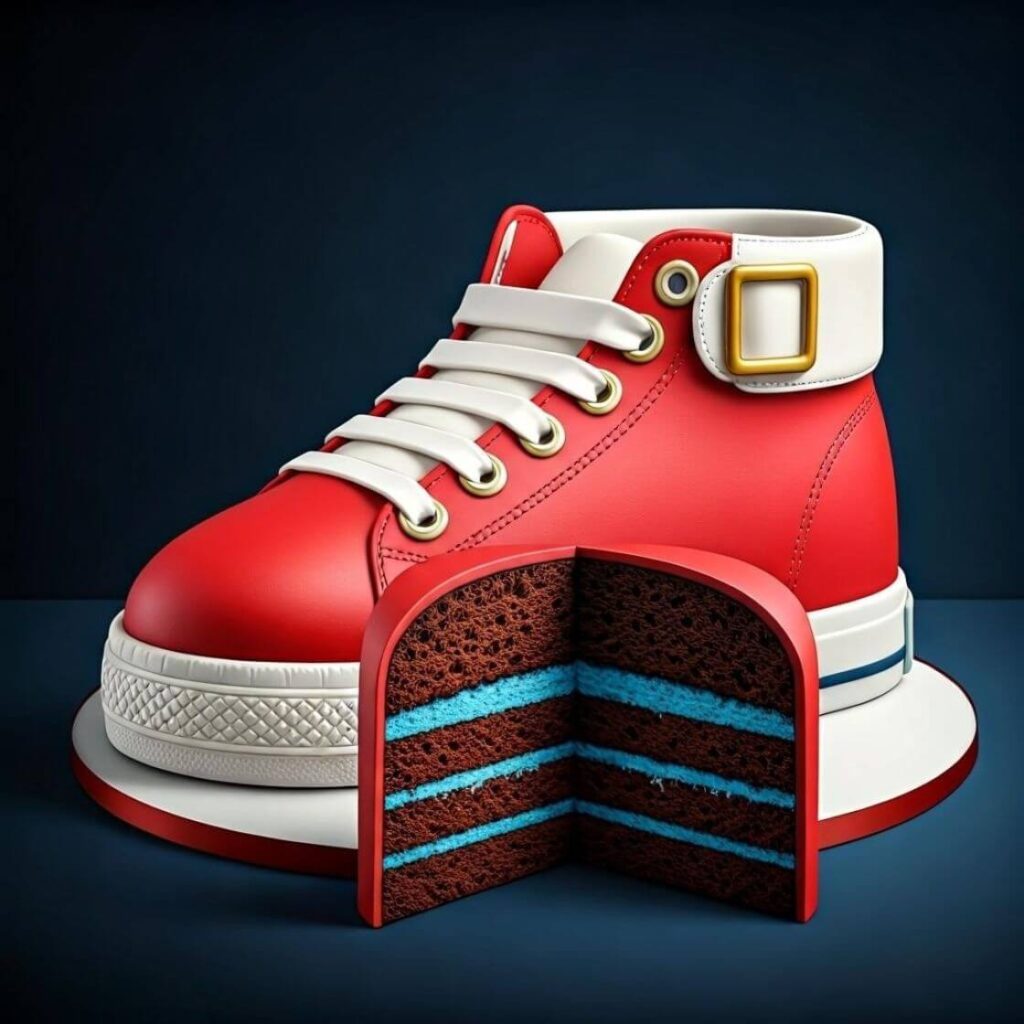 Best 20 Stunning Sonic Cake Design Ideas for the Ultimate Fan 12 Sonic Shoe Cake