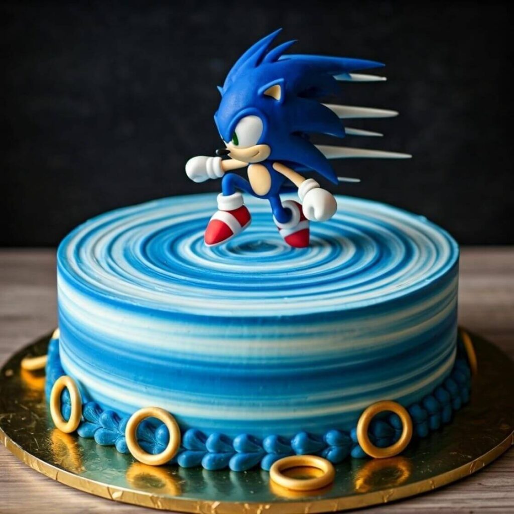 Best 20 Stunning Sonic Cake Design Ideas for the Ultimate Fan 11 Speed Effect Cake