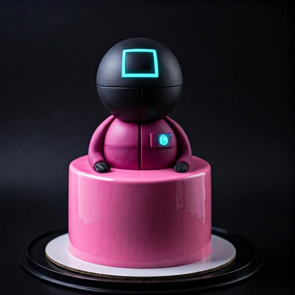 10 Unique Squid Game Cake Design Ideas for Your Next Party 11 Squid Game Logo Cake
