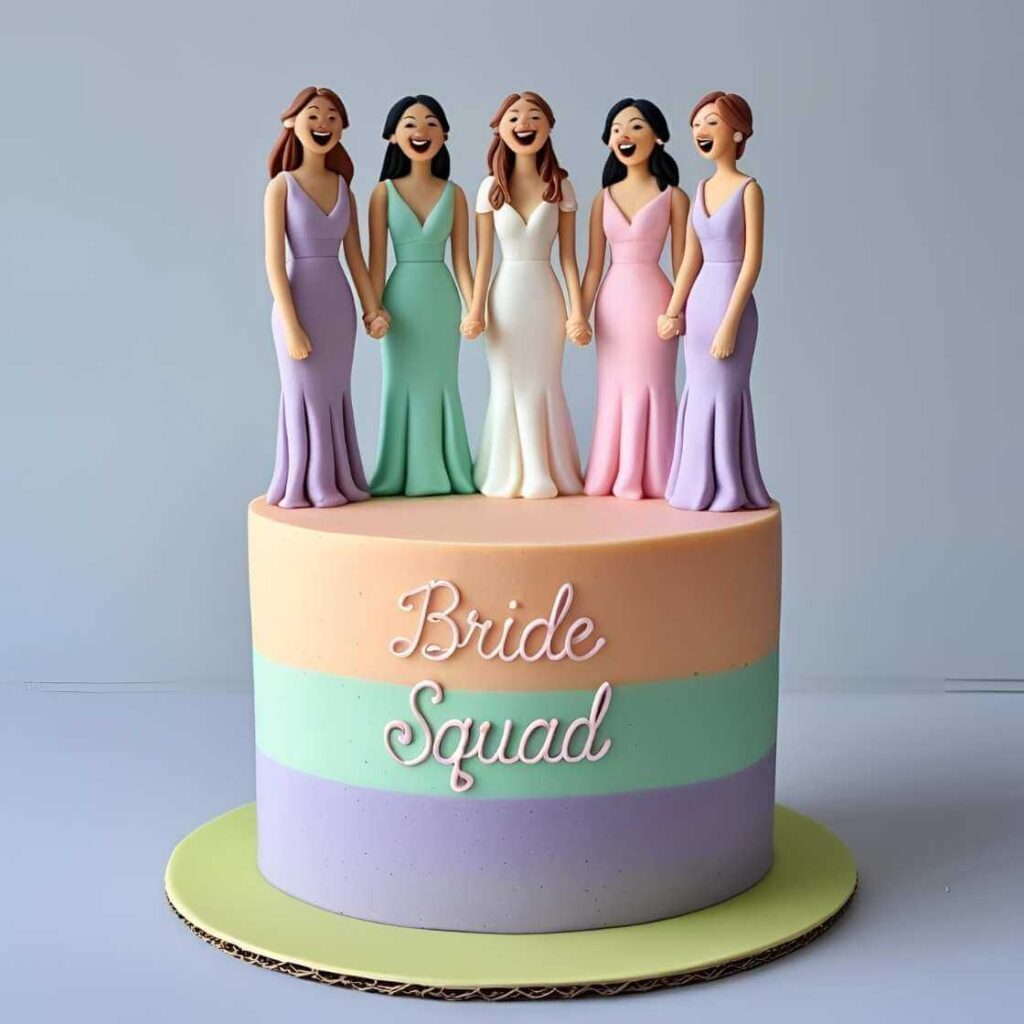 The Bride Squad Cake